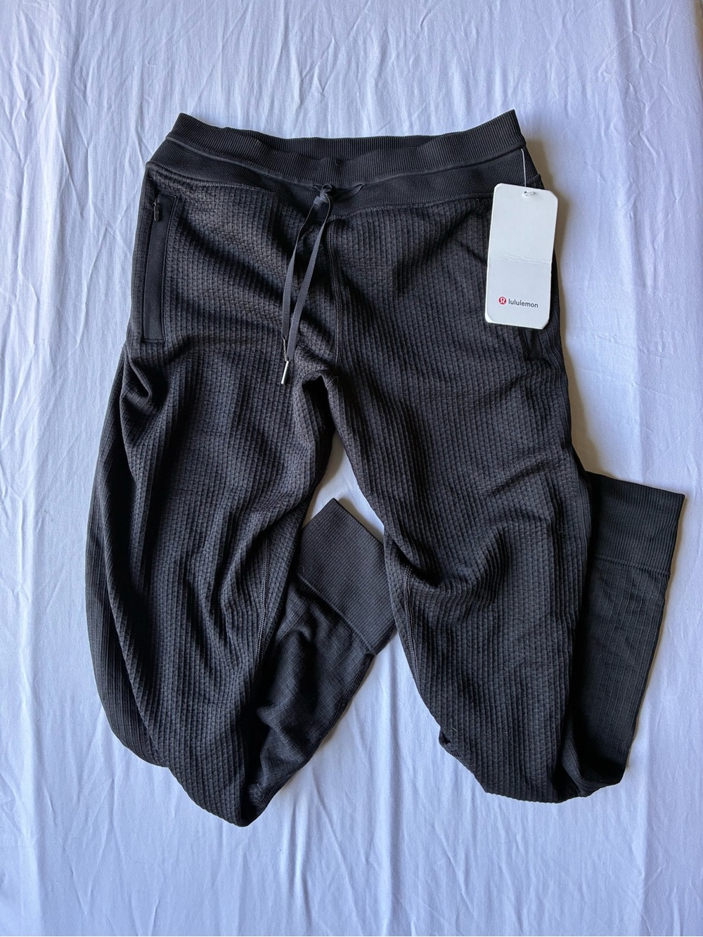 NWT lululemon merino-wool black joggers